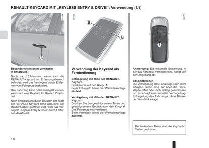 2016-2017 Renault Espace Owner's Manual | German