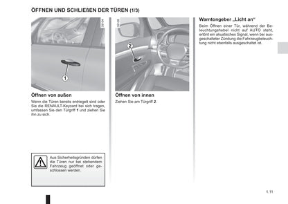 2016-2017 Renault Espace Owner's Manual | German