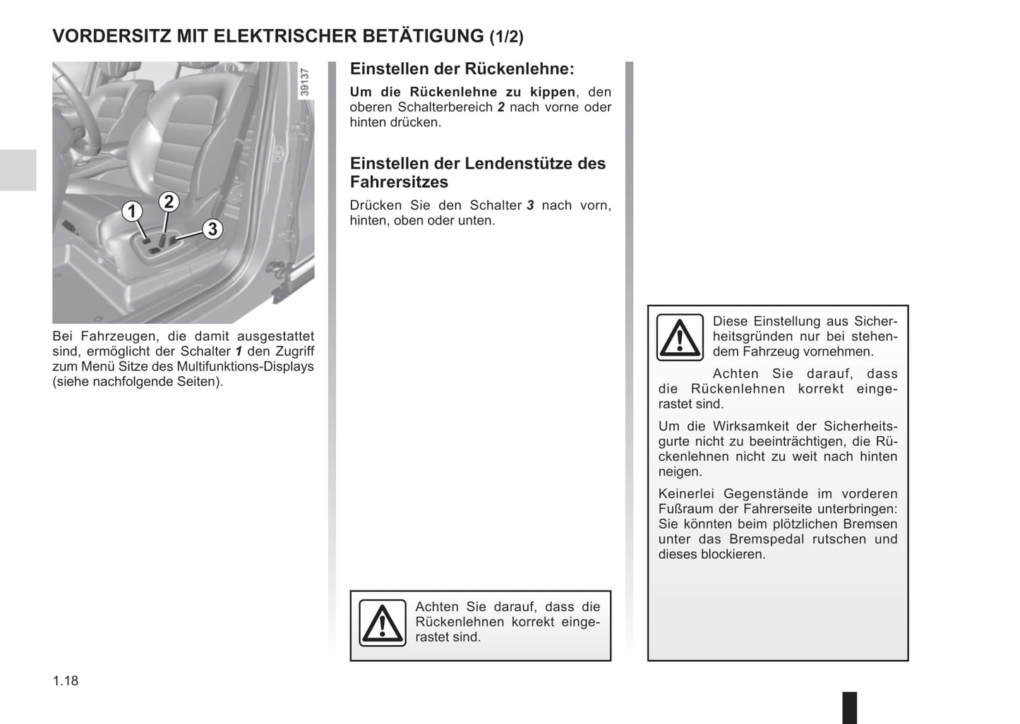 2016-2017 Renault Espace Owner's Manual | German