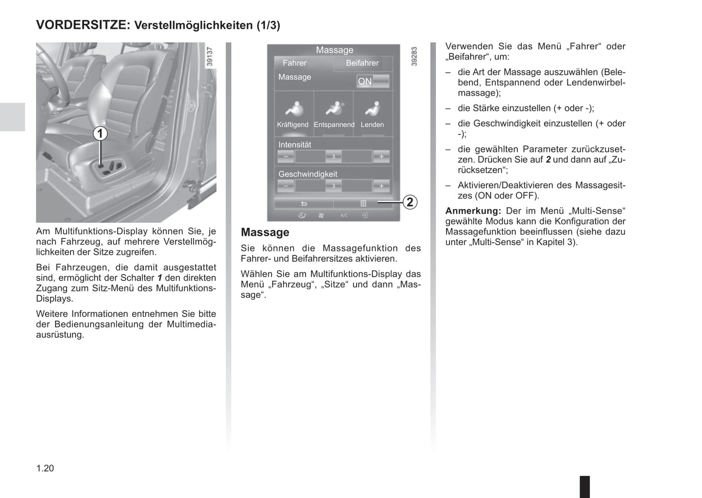 2016-2017 Renault Espace Owner's Manual | German