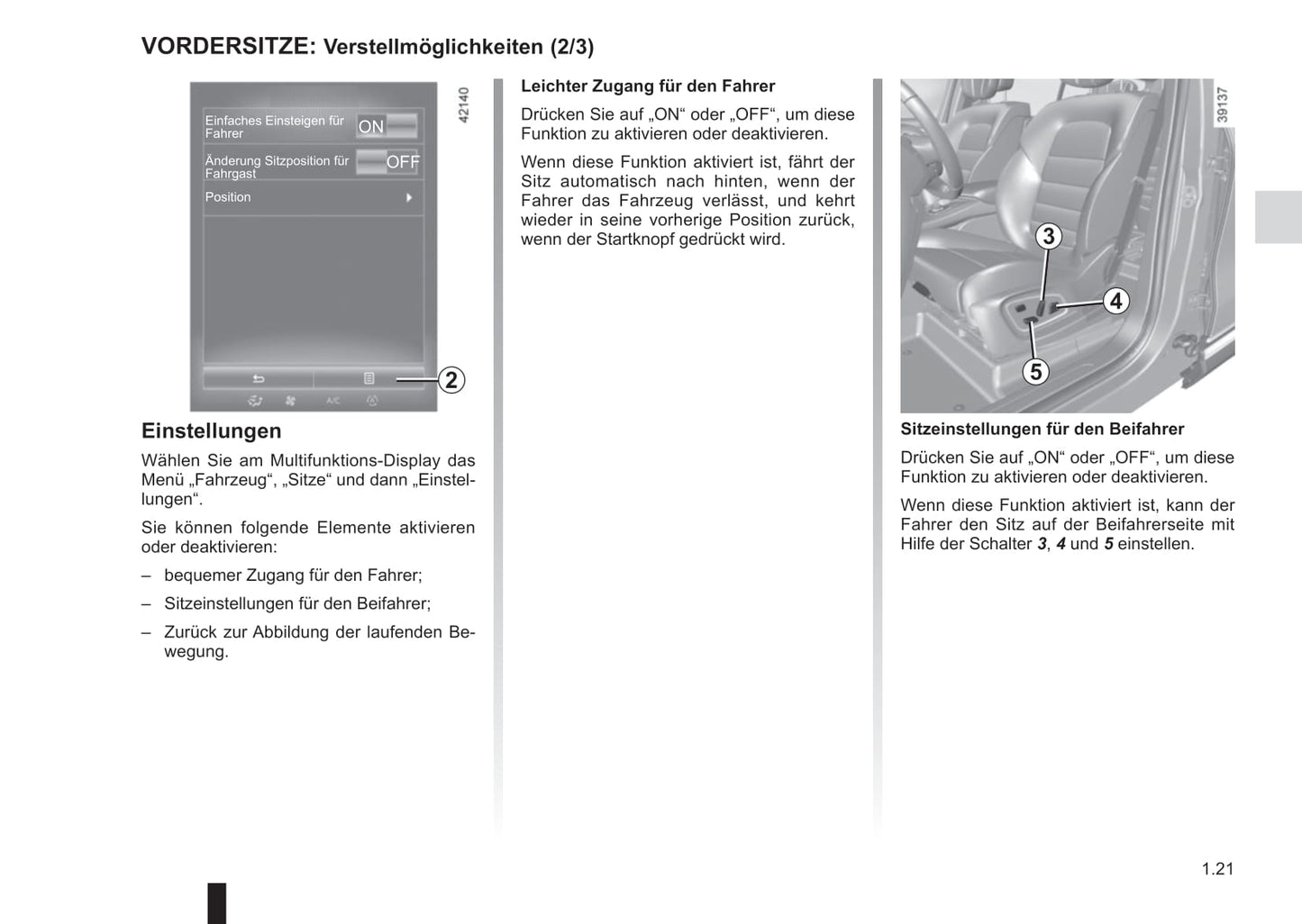 2016-2017 Renault Espace Owner's Manual | German