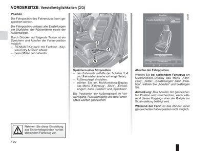 2016-2017 Renault Espace Owner's Manual | German