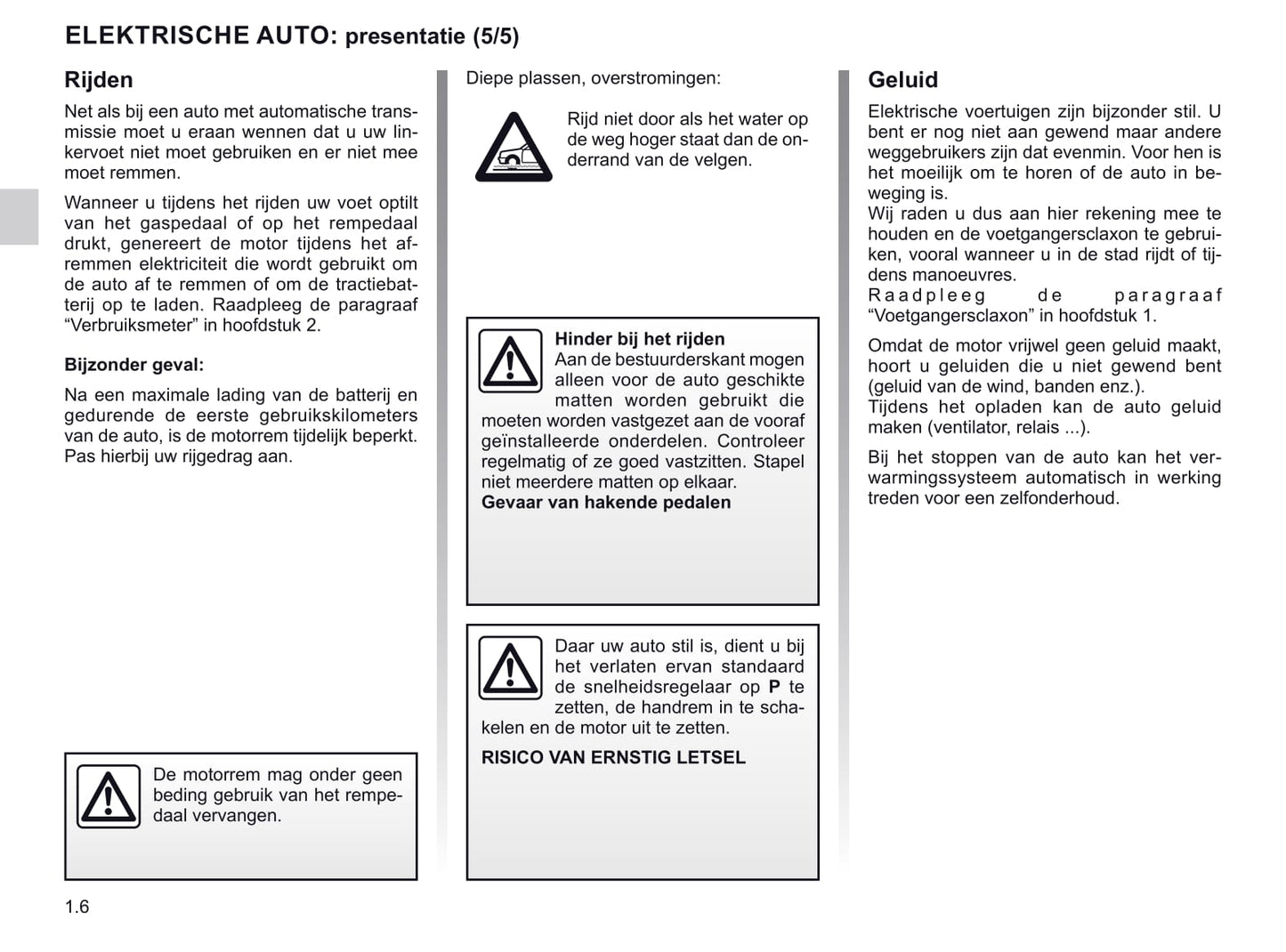 2018-2019 Renault Zoe Owner's Manual | Dutch