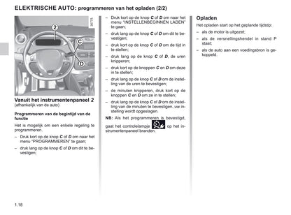 2018-2019 Renault Zoe Owner's Manual | Dutch