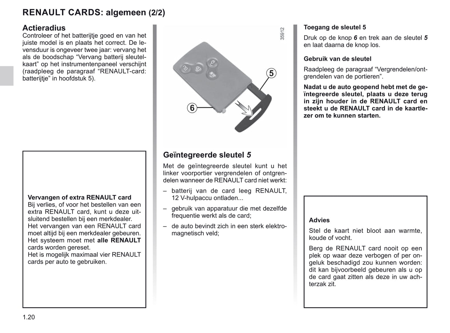 2018-2019 Renault Zoe Owner's Manual | Dutch