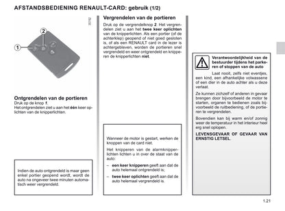 2018-2019 Renault Zoe Owner's Manual | Dutch