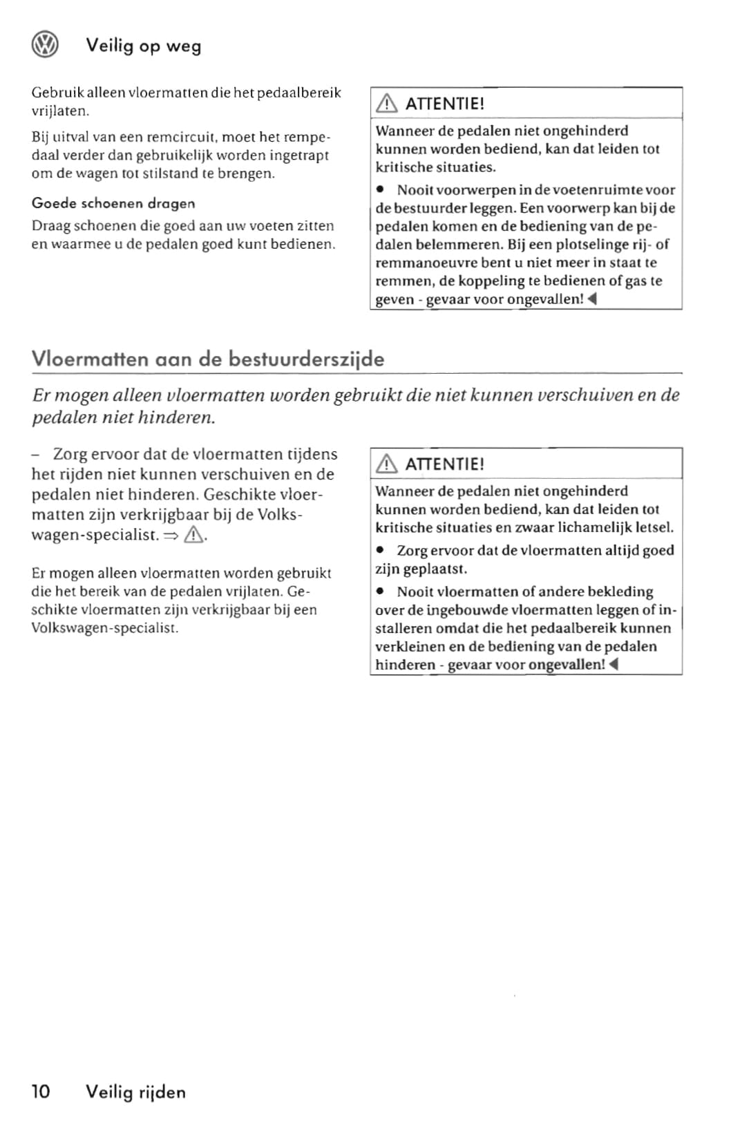 2005-2011 Volkswagen Fox Gebruikershandleiding | Nederlands