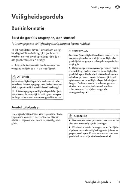 2005-2011 Volkswagen Fox Gebruikershandleiding | Nederlands