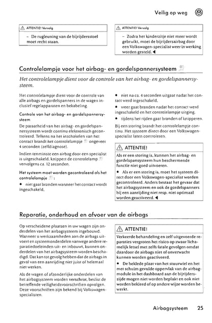 2005-2011 Volkswagen Fox Gebruikershandleiding | Nederlands