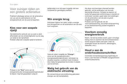 2017-2020 Citroën C-Zero Owner's Manual | Dutch