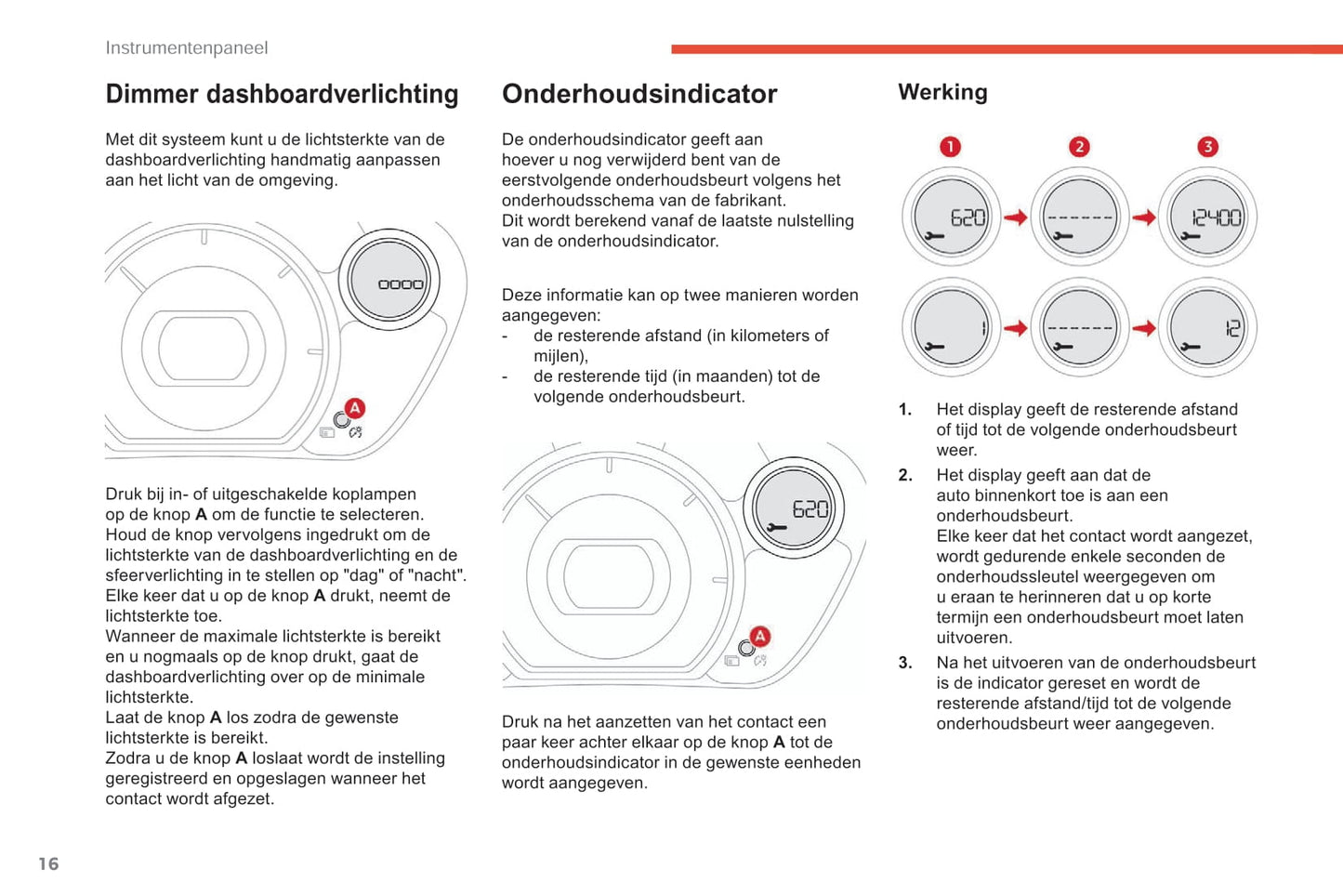 2017-2020 Citroën C-Zero Owner's Manual | Dutch