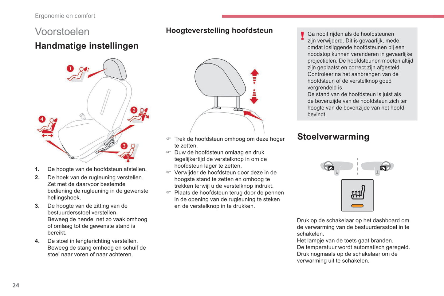 2017-2020 Citroën C-Zero Owner's Manual | Dutch