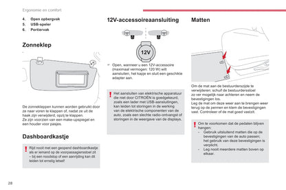 2017-2020 Citroën C-Zero Owner's Manual | Dutch