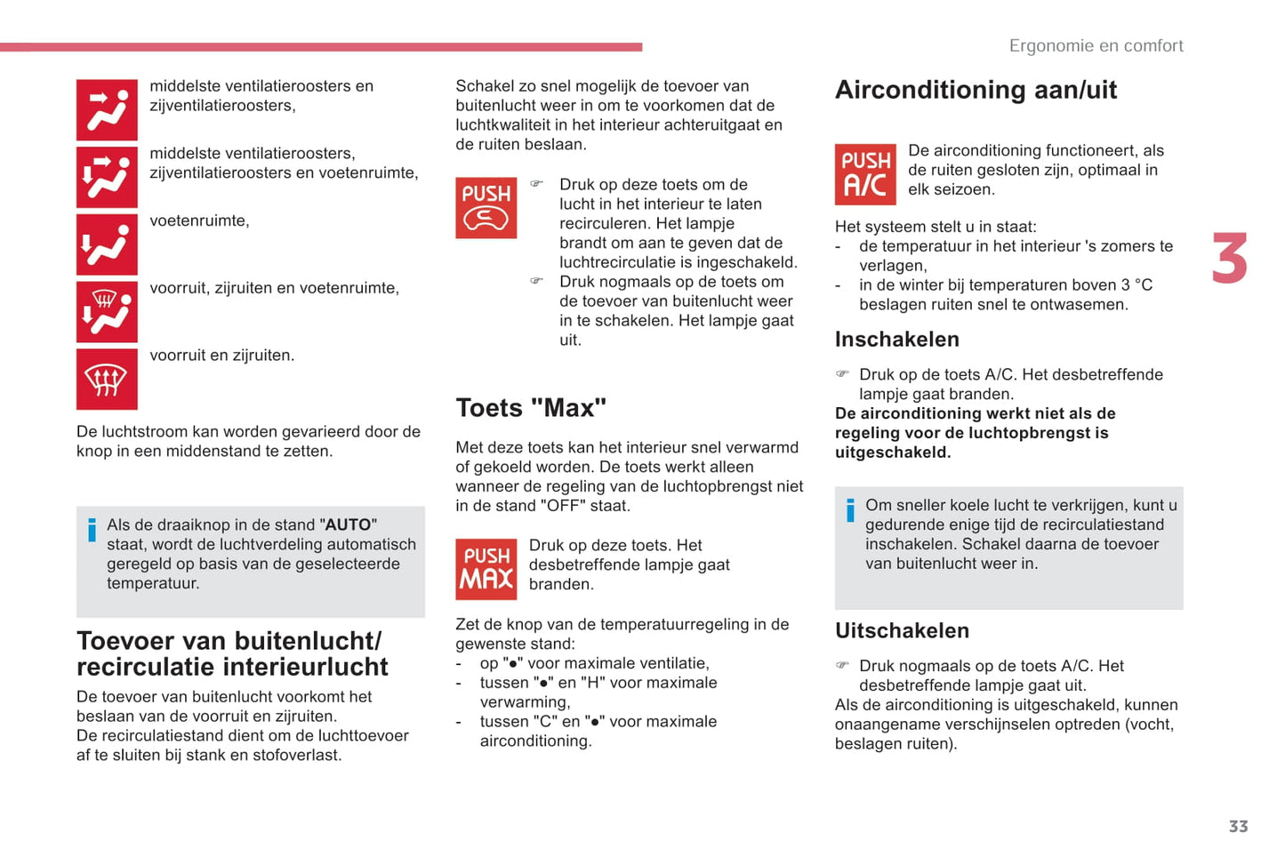 2017-2020 Citroën C-Zero Owner's Manual | Dutch