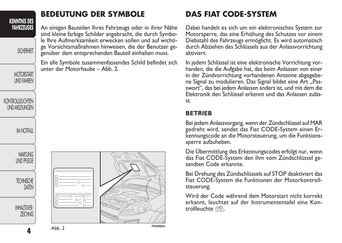 2010-2011 Fiat Punto Evo Gebruikershandleiding | Duits