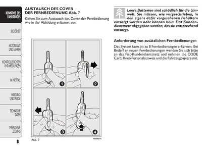 2010-2011 Fiat Punto Evo Gebruikershandleiding | Duits