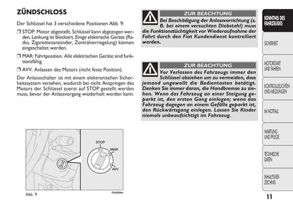 2010-2011 Fiat Punto Evo Gebruikershandleiding | Duits