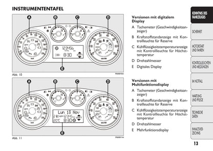 2010-2011 Fiat Punto Evo Gebruikershandleiding | Duits