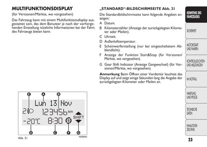 2010-2011 Fiat Punto Evo Gebruikershandleiding | Duits