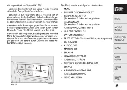 2010-2011 Fiat Punto Evo Gebruikershandleiding | Duits