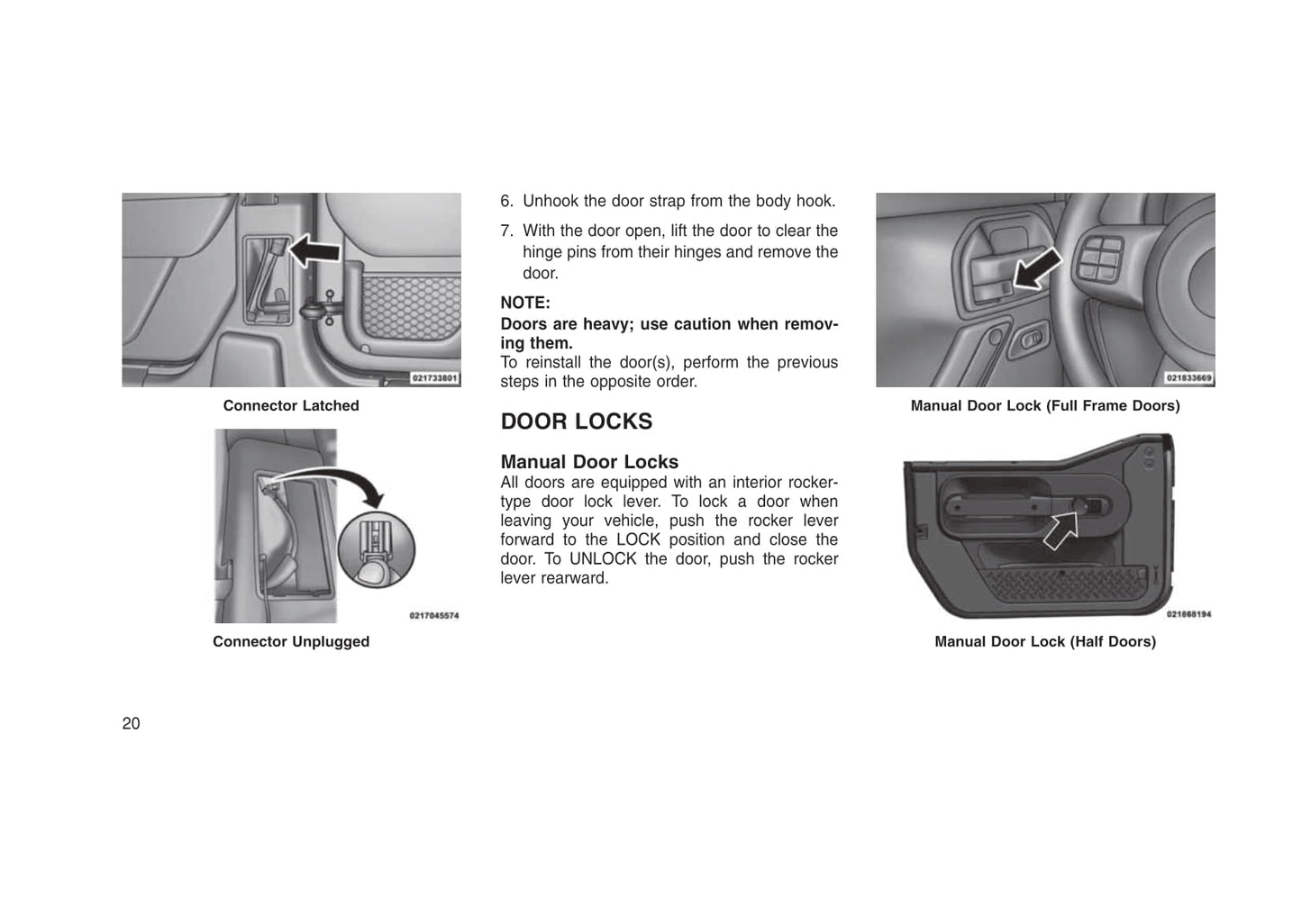 2015-2016 Jeep Wrangler Owner's Manual | English