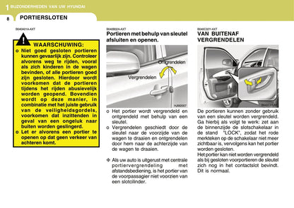 2008-2009 Hyundai Tucson Bedienungsanleitung | Niederländisch