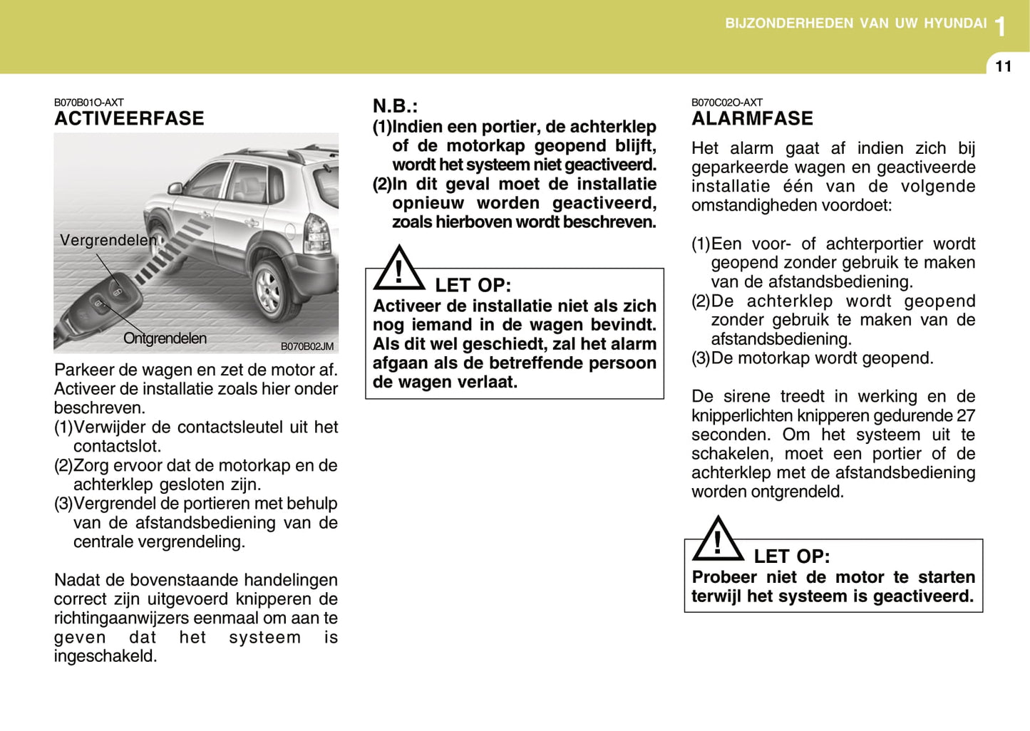 2008-2009 Hyundai Tucson Bedienungsanleitung | Niederländisch