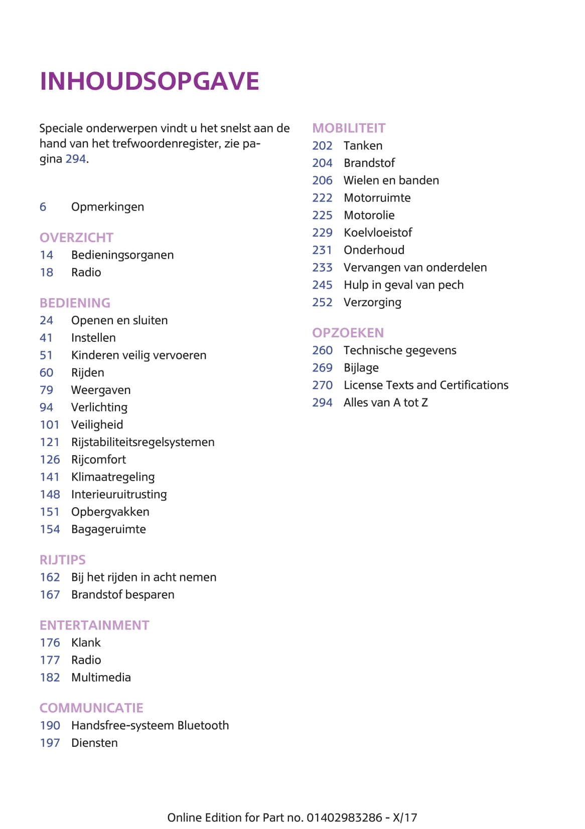 2018-2021 Mini Mini Bedienungsanleitung | Niederländisch