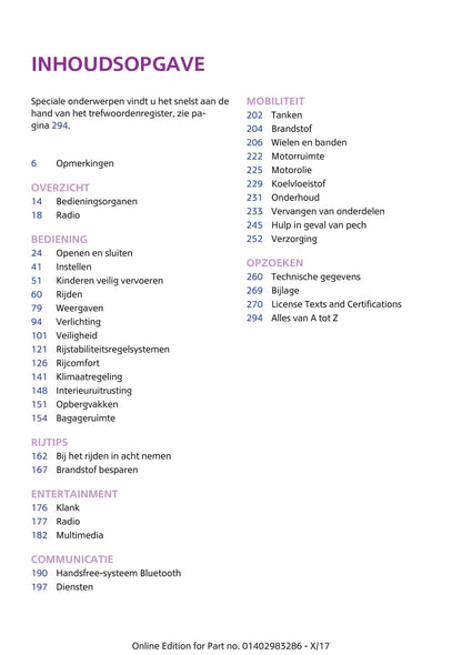 2018-2021 Mini Mini Bedienungsanleitung | Niederländisch