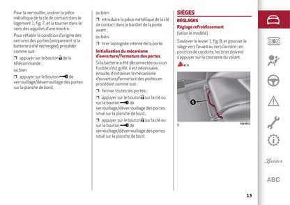 2013-2023 Alfa Romeo 4C Bedienungsanleitung | Französisch