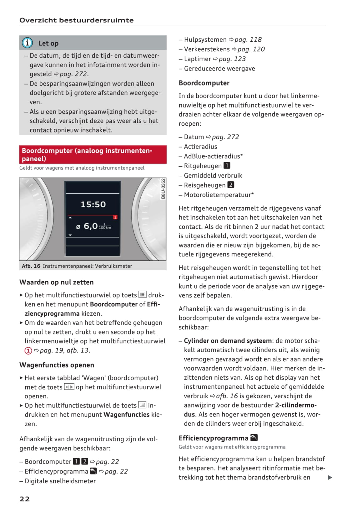 2016 Audi A3/A3 Cabriolet/A3 Limousine/A3 Sportback/S3/S3 Sportback Owner's Manual | Dutch