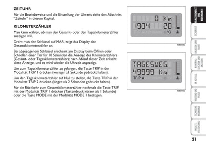 2007-2008 Fiat Multipla Bedienungsanleitung | Deutsch