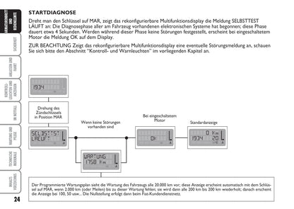 2007-2008 Fiat Multipla Bedienungsanleitung | Deutsch