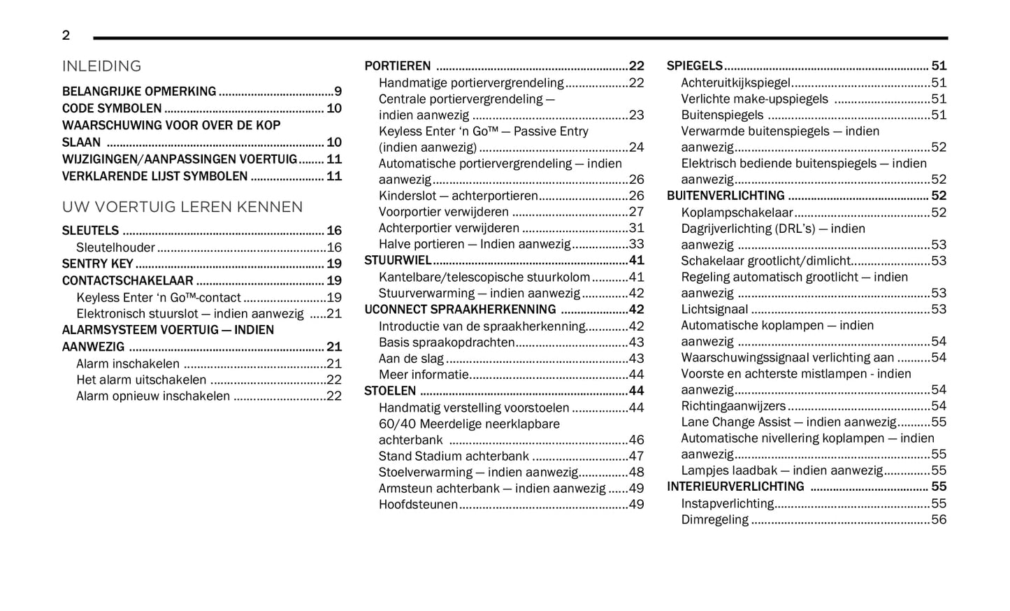 2022 Jeep Gladiator Owner's Manual | Dutch