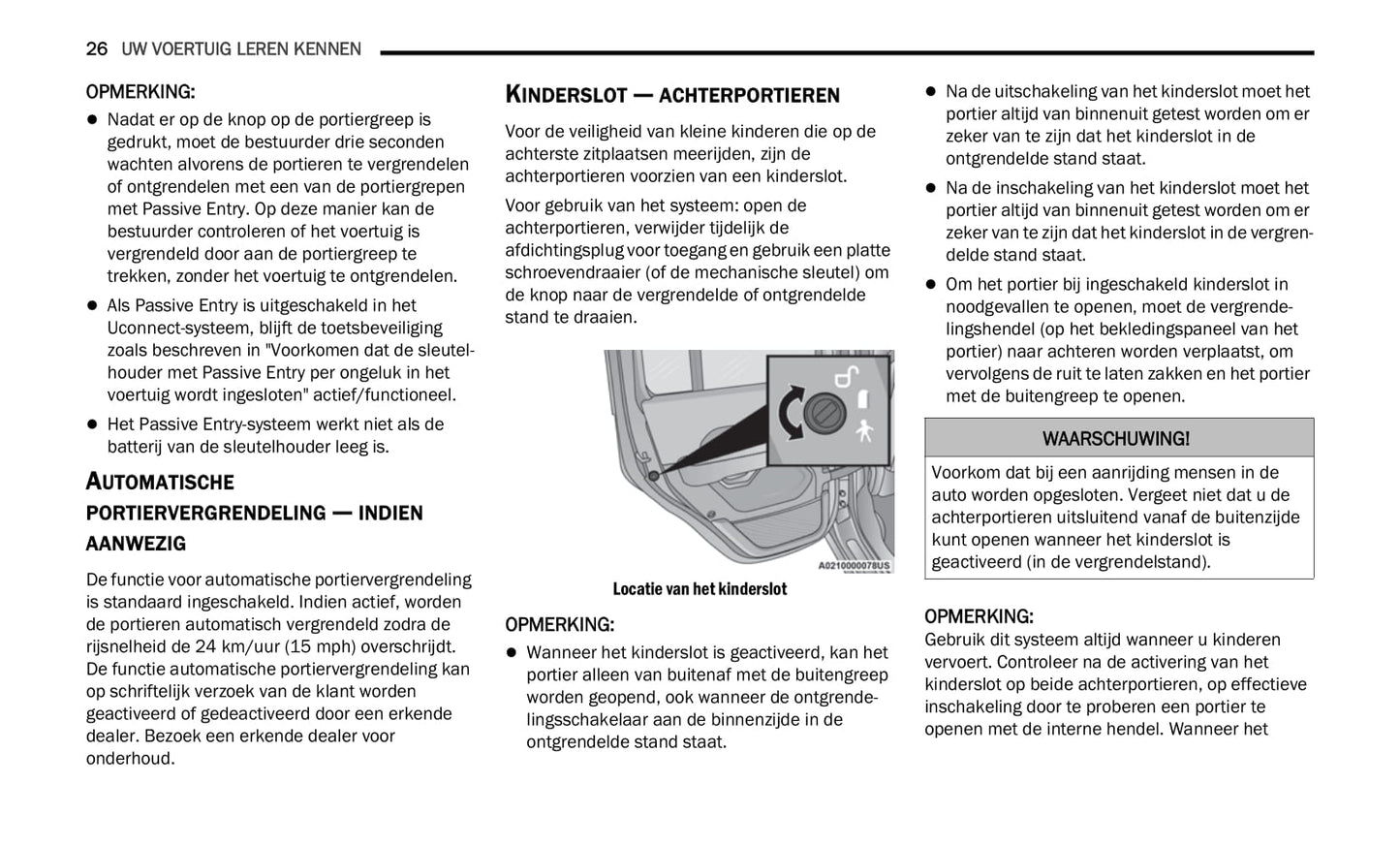 2022 Jeep Gladiator Owner's Manual | Dutch