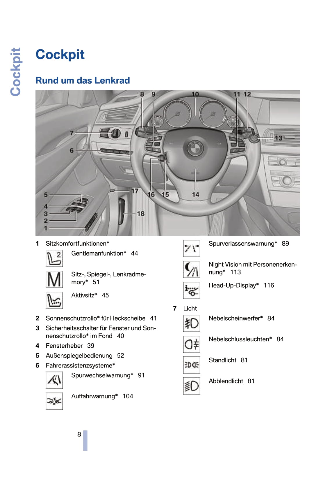 2008-2009 BMW 7 Series Bedienungsanleitung | Deutsch