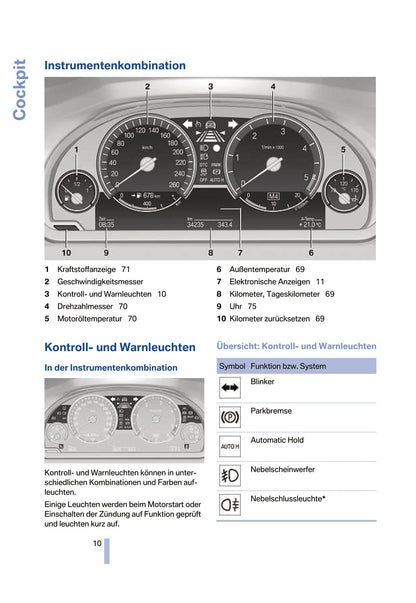 2008-2009 BMW 7 Series Bedienungsanleitung | Deutsch