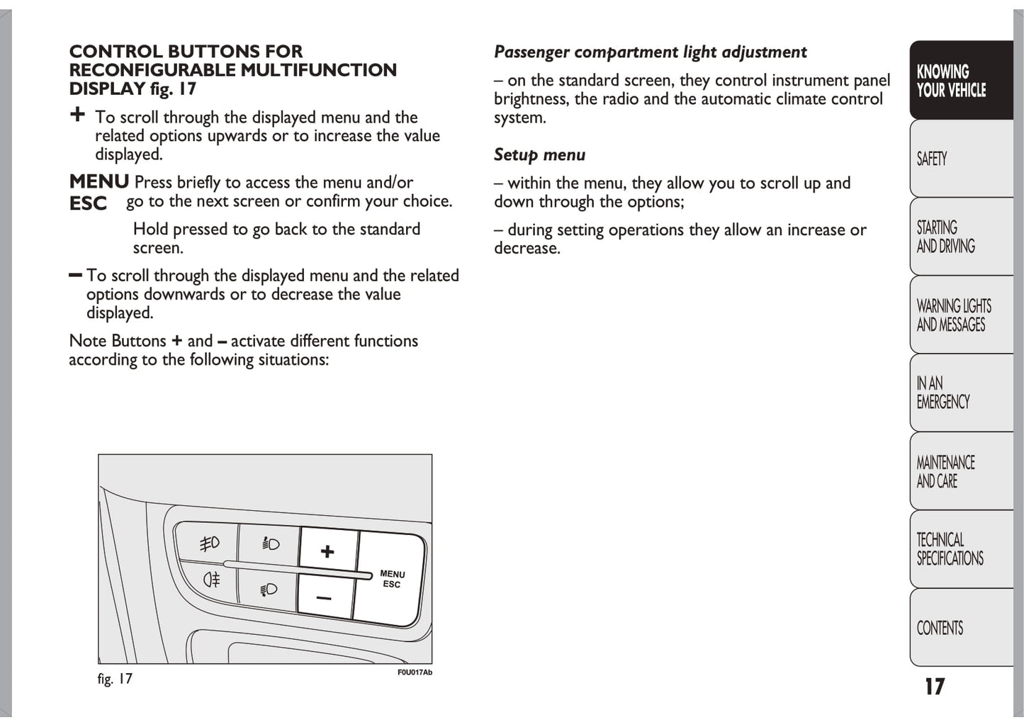 2010-2014 Abarth Punto Evo Owner's Manual | English