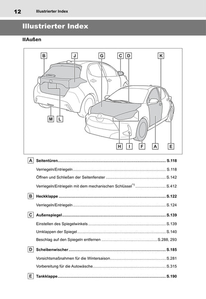 2020-2021 Toyota Yaris Owner's Manual | German