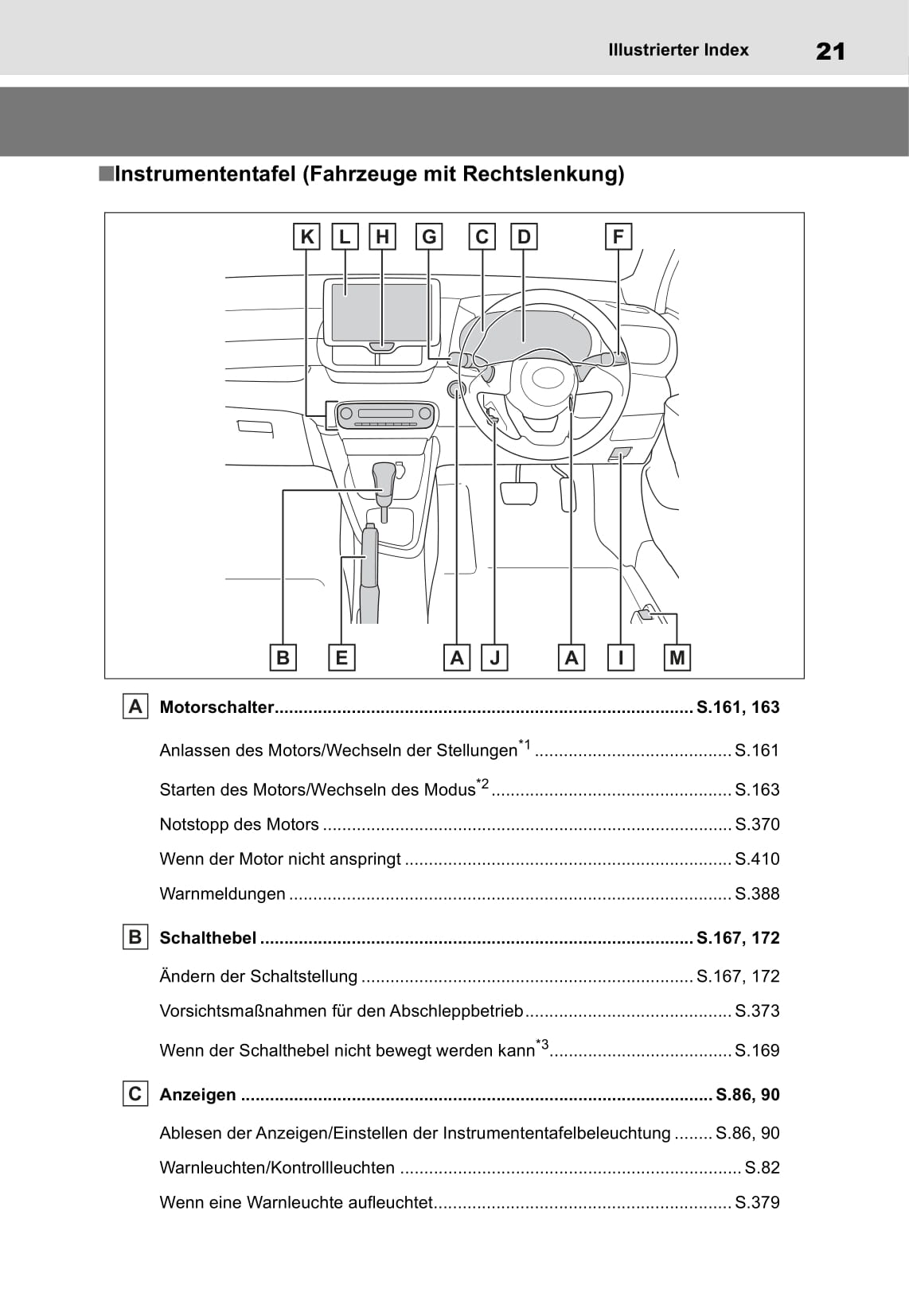 2020-2021 Toyota Yaris Owner's Manual | German