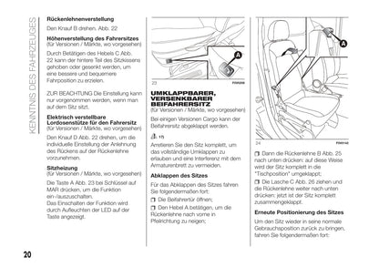 2018-2019 Fiat Doblò Bedienungsanleitung | Deutsch