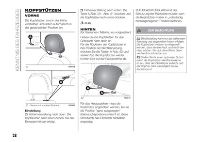 2018-2019 Fiat Doblò Bedienungsanleitung | Deutsch