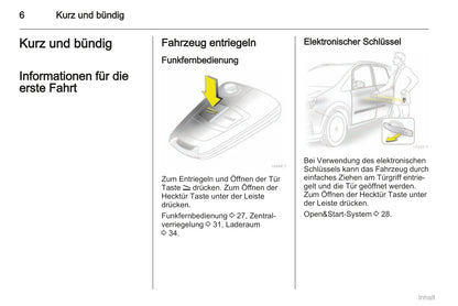 2008-2011 Opel Zafira Owner's Manual | German