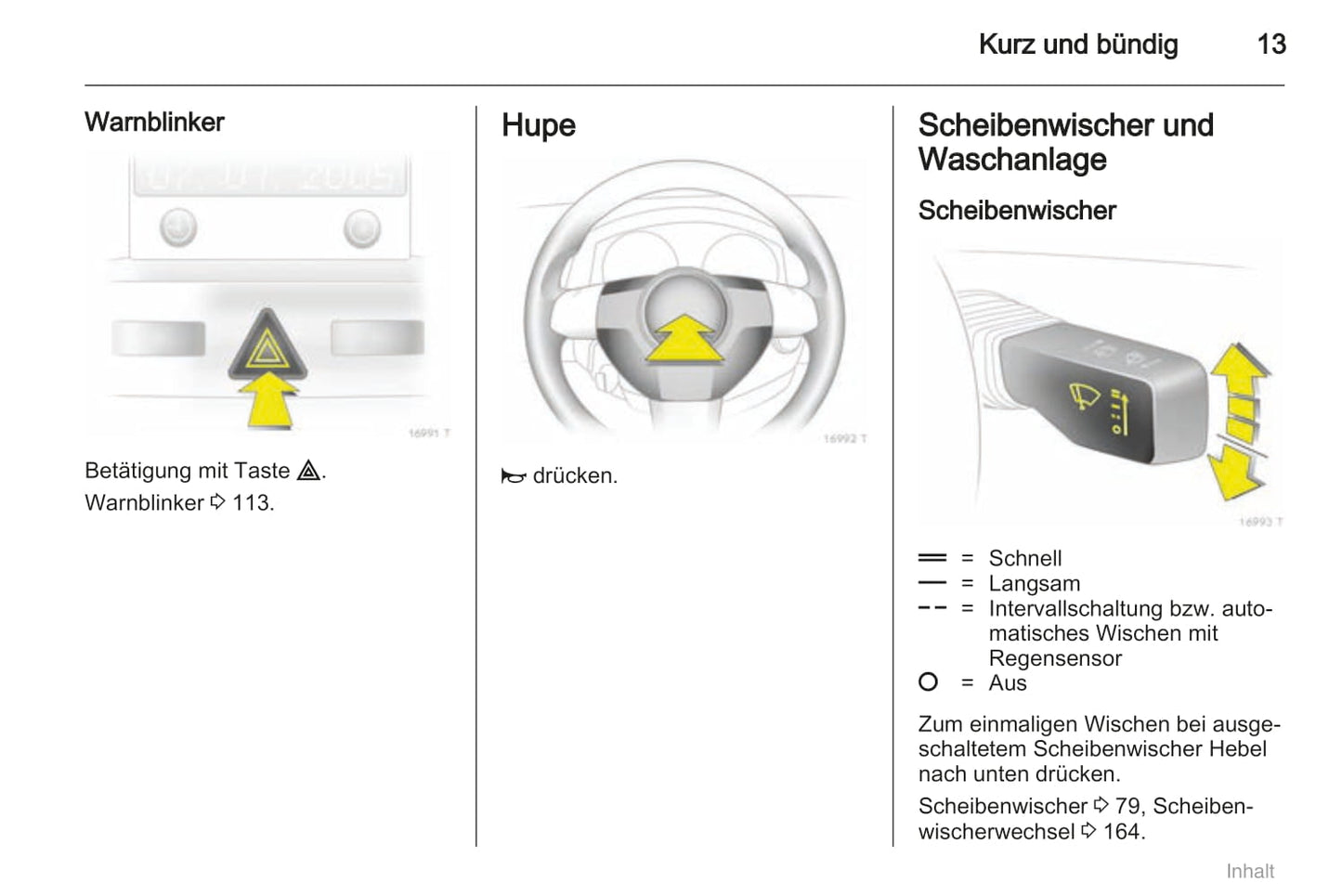 2008-2011 Opel Zafira Owner's Manual | German