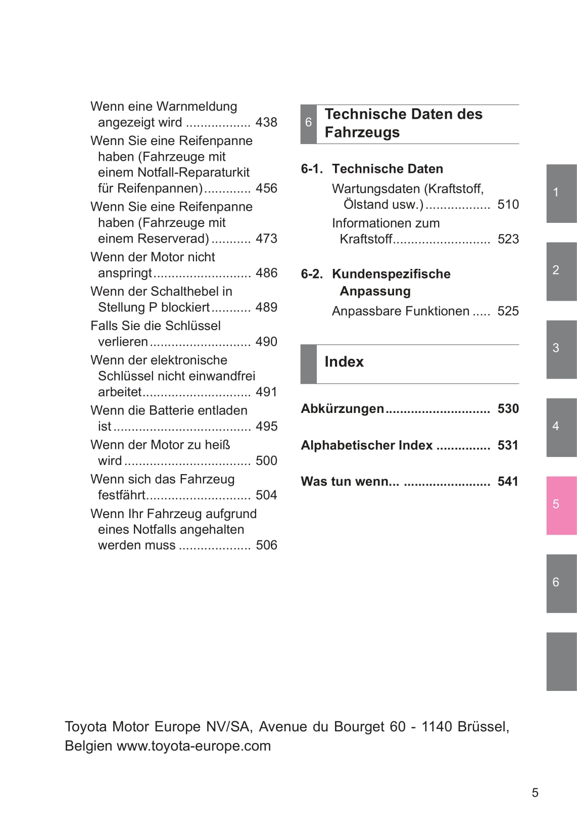 2015-2016 Toyota GT86 Owner's Manual | German