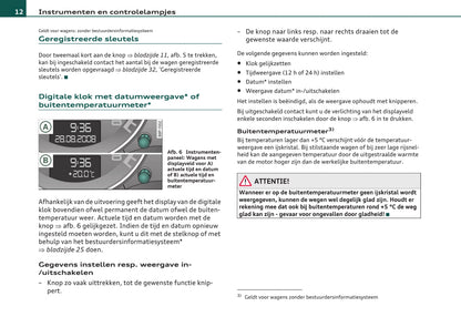 2008-2012 Audi A3 Owner's Manual | Dutch