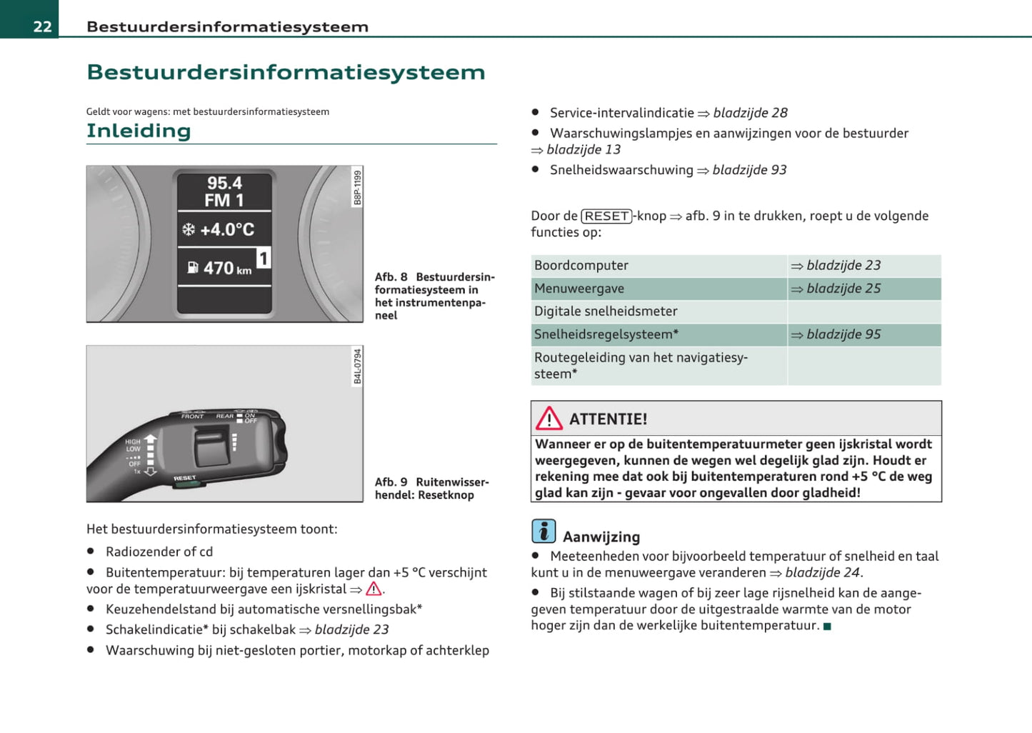 2008-2012 Audi A3 Owner's Manual | Dutch