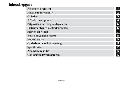 2010-2019 Mitsubishi I-MIEV Owner's Manual | Dutch