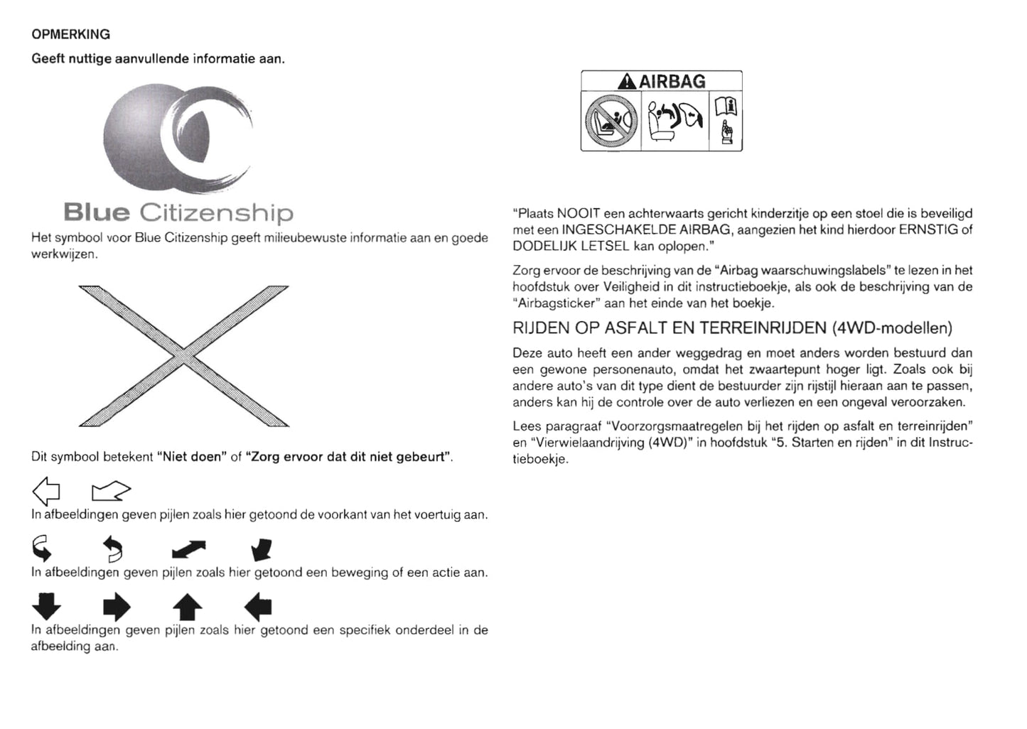 2013-2014 Nissan Qashqai Owner's Manual | Dutch