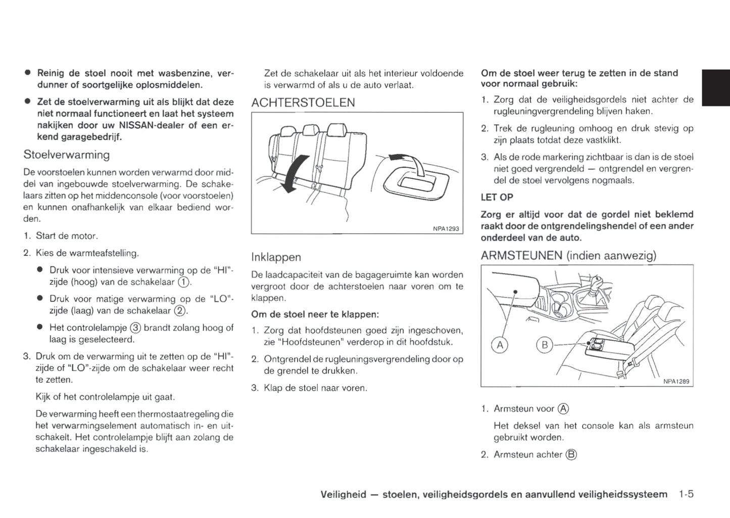 2013-2014 Nissan Qashqai Owner's Manual | Dutch